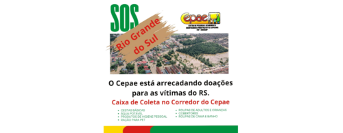 Cepae arrecada doações para vítimas do RS