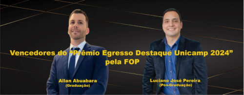 Vencedores do Prêmio egresso destaque Unicamp