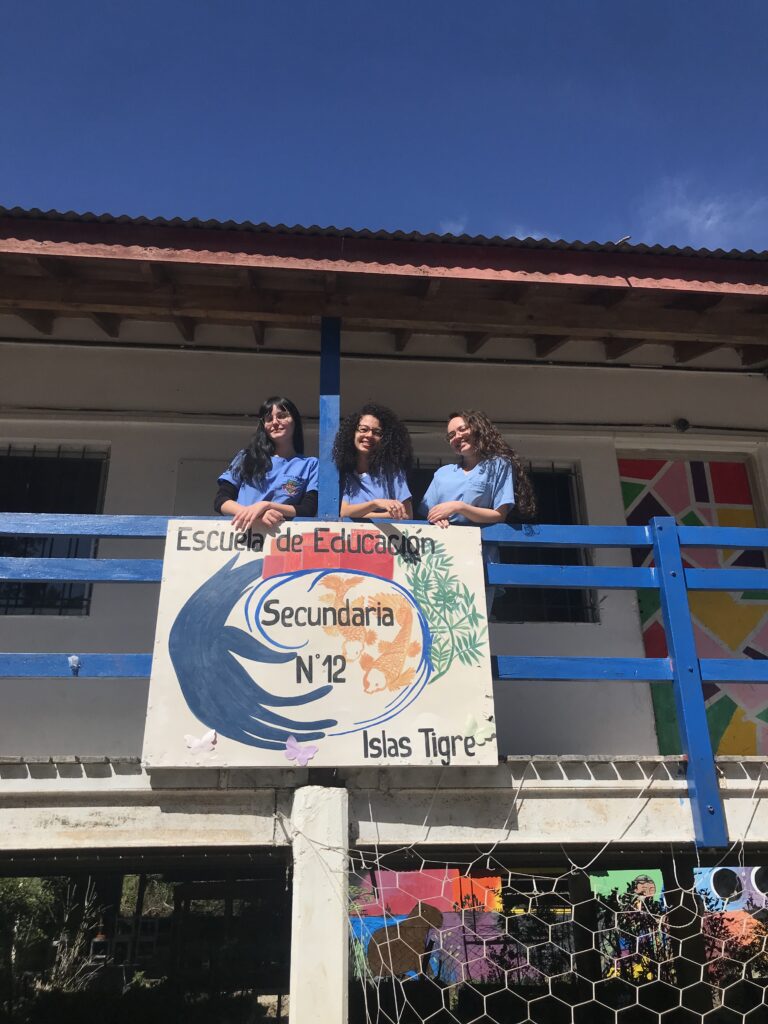 Alunas no intercâmbio