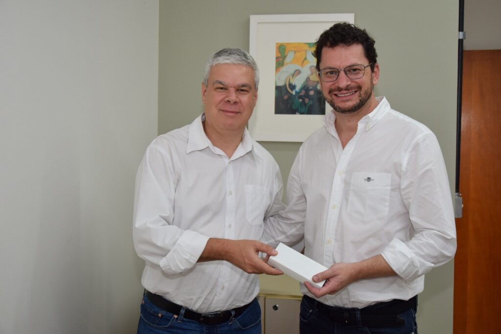 Visita a Diretoria da Fop- Diretor Prof Flavio Aguiar e Prof Paulo Palma