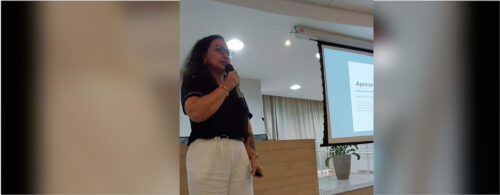Ivone ministrando palestra