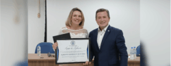 Homenagem da Câmara a Karina