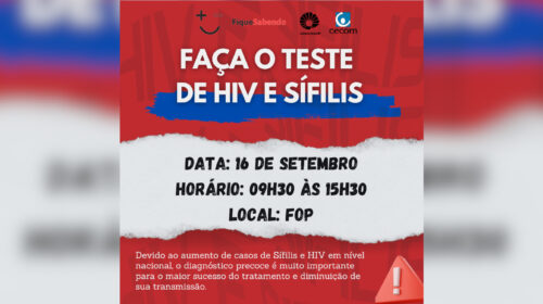 Teste de sífilis e HIV