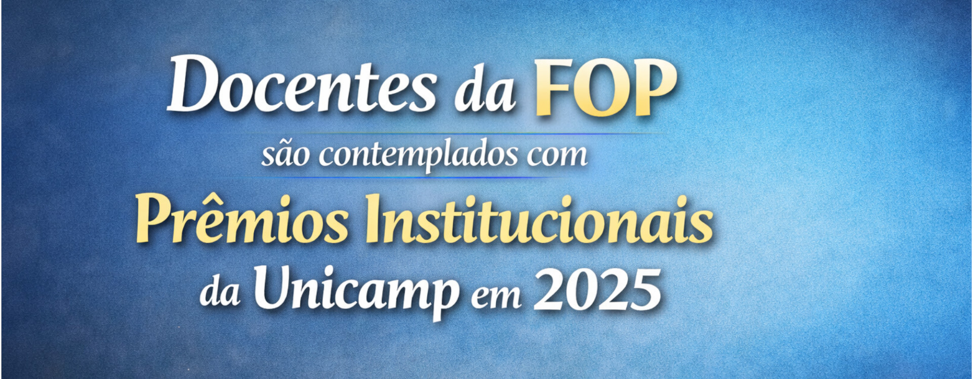 Prêmios institucionais Unicamp